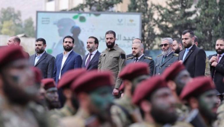 President al-Sharaa attends victory parade in Damascus