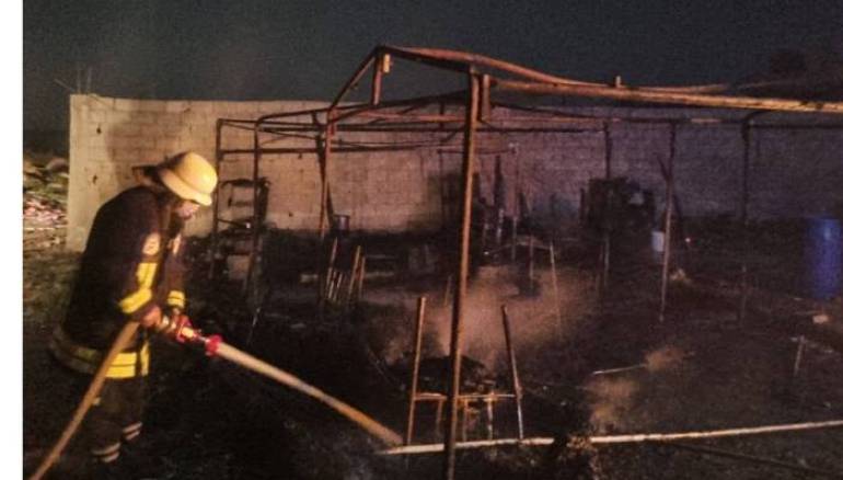 Five children from same family killed in tent fire in Damascus countryside
