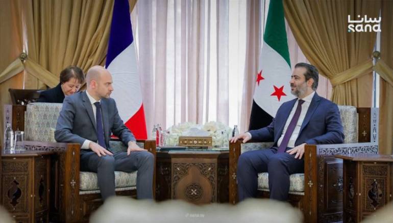 French foreign minister holds talks in Damascus, stresses continued support for Syria