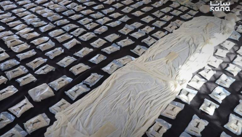 Syria’s interior ministry foils major drug smuggling attempt into Jordan