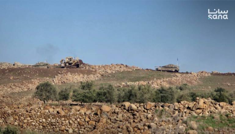 Israeli occupation shelling targets western Daraa countryside