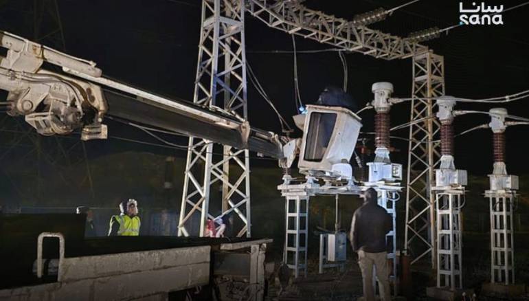 Syria restores power link to Tishreen Dam after year-long outage