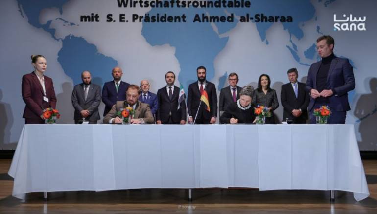 Syria, Germany sign air transport deal to restore flights, expand cooperation