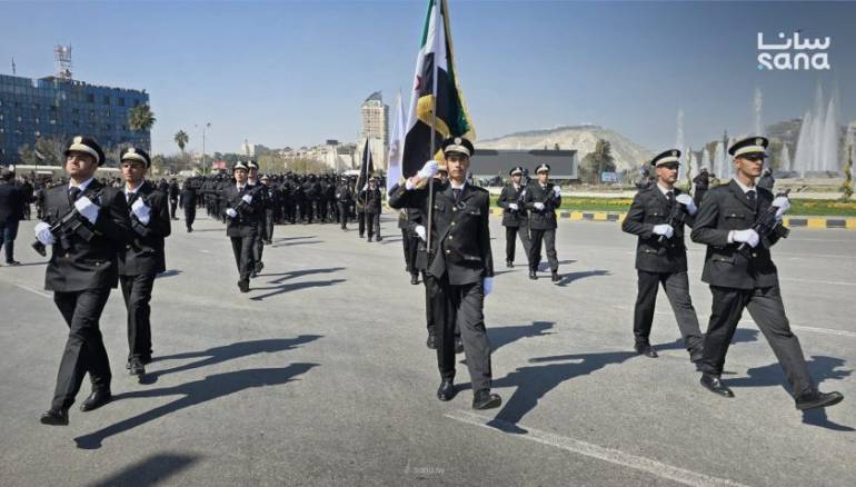 Syria’s Interior Ministry graduates new personnel in Damascus