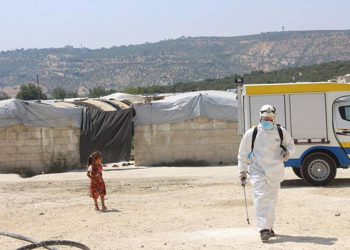 Northern Syria records 424 new coronavirus cases