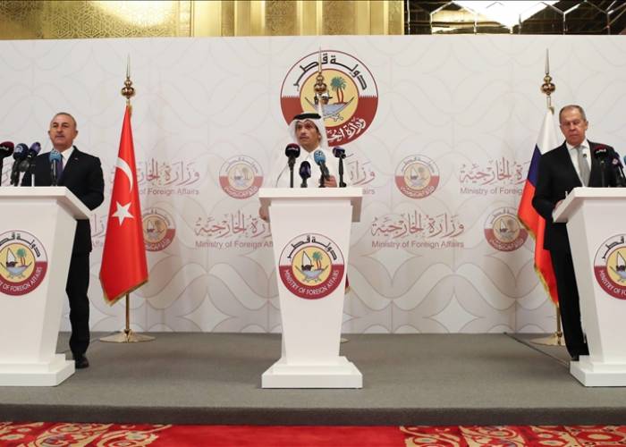 Turkey, Russia, Qatar to push for political resolution in Syria