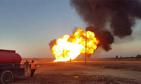 Fire after attackers strike gas pipeline in Deir el-Zour