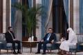 Iraqi and Syrian leaders meet in Qatar, marking a significant first encounter