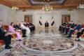 President al-Sharaa accepts credentials of several ambassadors in Damascus