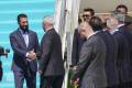 President al-Sharaa arrives in Ankara