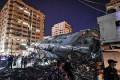 Gaza tower block collapses after Israeli strike