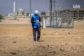 Mortar shell from war destroyed near major Damascus bypass
