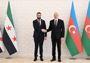 Syrian president arrives in Azerbaijan for 1st official visit