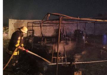 Five children from same family killed in tent fire in Damascus countryside