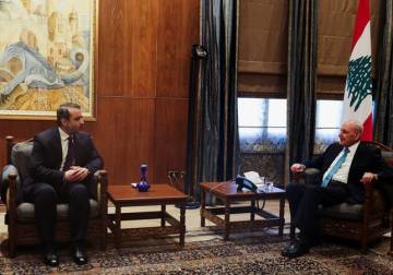 Syrian foreign minister visits Beirut after Trump comments about taking on Hezbollah