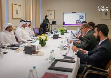 Syrian, Qatari oversight bodies discuss institutional cooperation