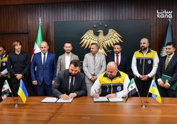 Syria and Ukraine sign demining agreement to support recovery and development