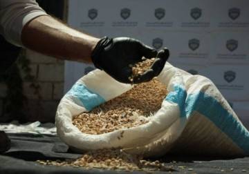 Drug Enforcement Department foils drug smuggling attempt to Jordan in Sweida