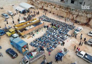 212 families leave northern Syria camps in voluntary return convoy