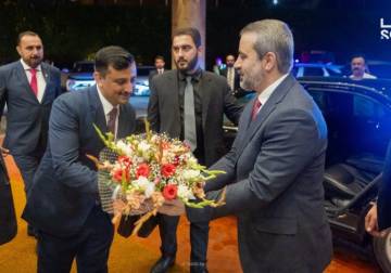Al-Shaibani arrives in Islamabad on first visit by Syrian foreign minister in 19 years