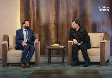 Presidential envoy discusses military and security integration with SDF leadership