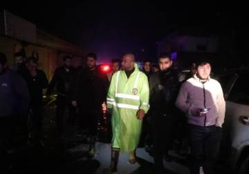 Syria evacuates 173 flood- affected families from camps in western Idlib