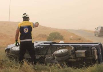 Five killed, 27 injured in road accidents and fires across Syria