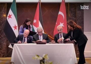 Syria, Jordan, Türkiye ink major plan to boost regional connectivity