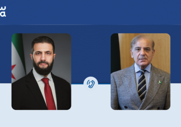 Al-Sharaa discusses regional developments with Pakistani Prime Minister