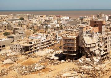 Dozens of Syrians are among the missing in catastrophic floods in Libya, a war monitor says