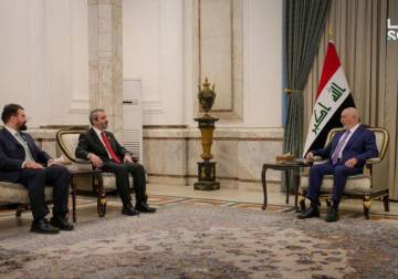 Al-Shaibani meets Iraqi President to discuss bilateral ties