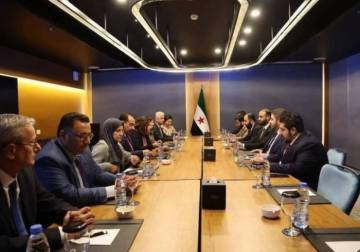 Official meeting with Kurdish-led SDF to activate the March agreement