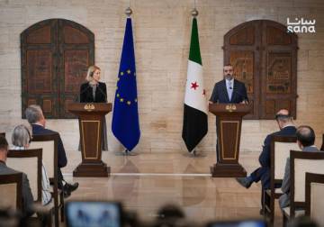 Syria, EU discuss new agreement, recovery and Israeli withdrawal