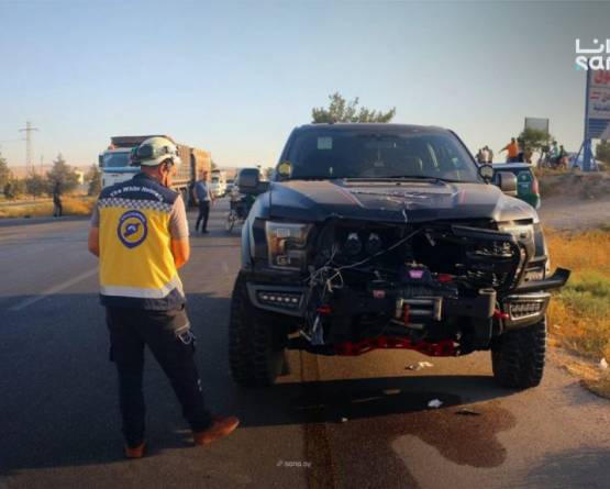 Two dead, 17 injured in traffic accidents, fires across Syria