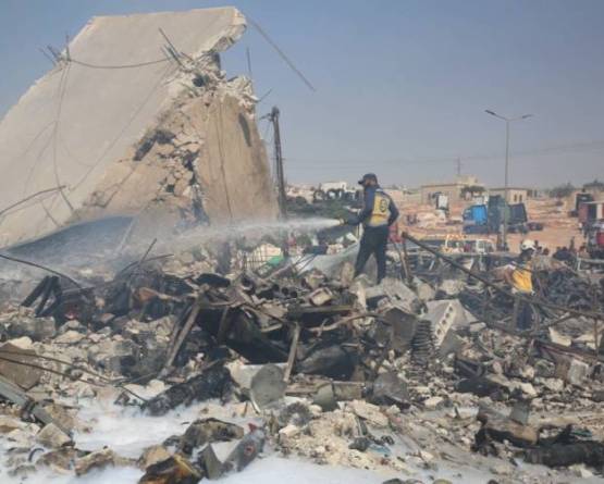 Death toll from blast in Idlib rises to 14 while 11 injured