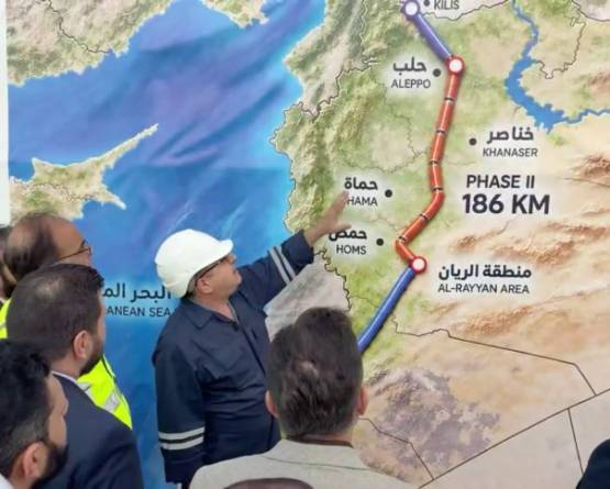 Arab Gas Pipeline link and training center inaugurated in Homs