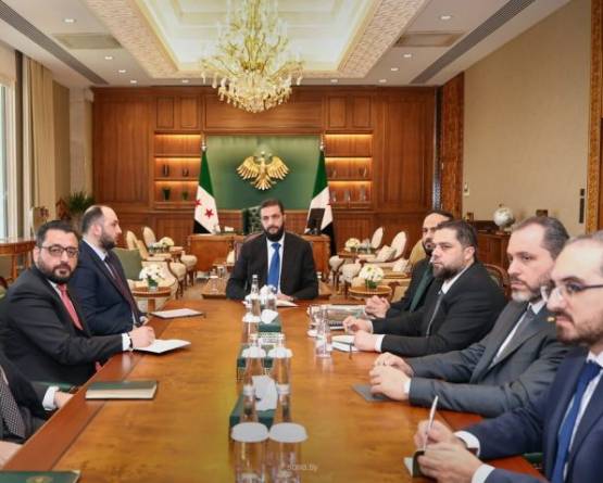 President al-Sharaa discusses launch of development projects in Aleppo