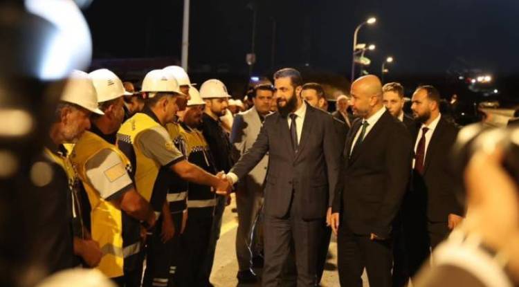 President al-Sharaa inaugurates Rastan Bridge in Homs