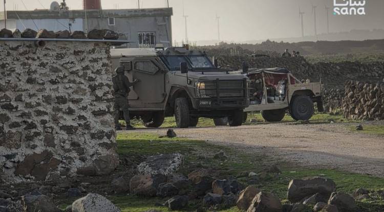 Israeli forces launch series of incursions in southern Quneitra, detain civilian