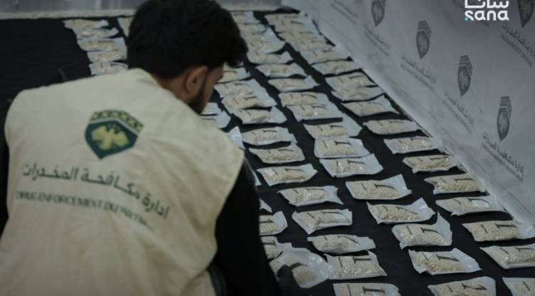 Syria seizes 91,000 captagon pills, dismantles trafficking network