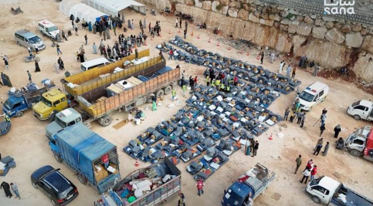 212 families leave northern Syria camps in voluntary return convoy
