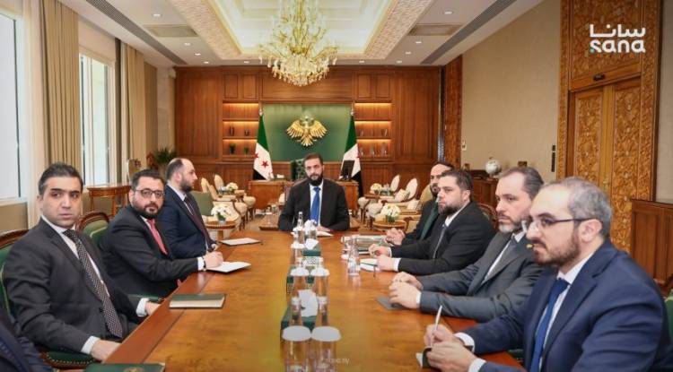 President al-Sharaa discusses launch of development projects in Aleppo