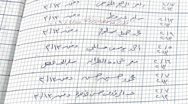 Zaman Al-Wasl publishes secret records of Al-Mujtahid Hospital and delivery of detainees' bodies to burial office