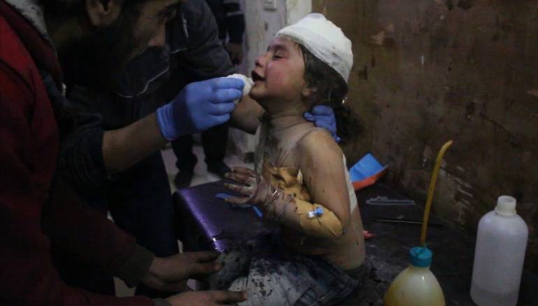 Airstrike against civilians in Syria