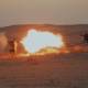 Kurdish SDF conducts exercises with heavy weapons